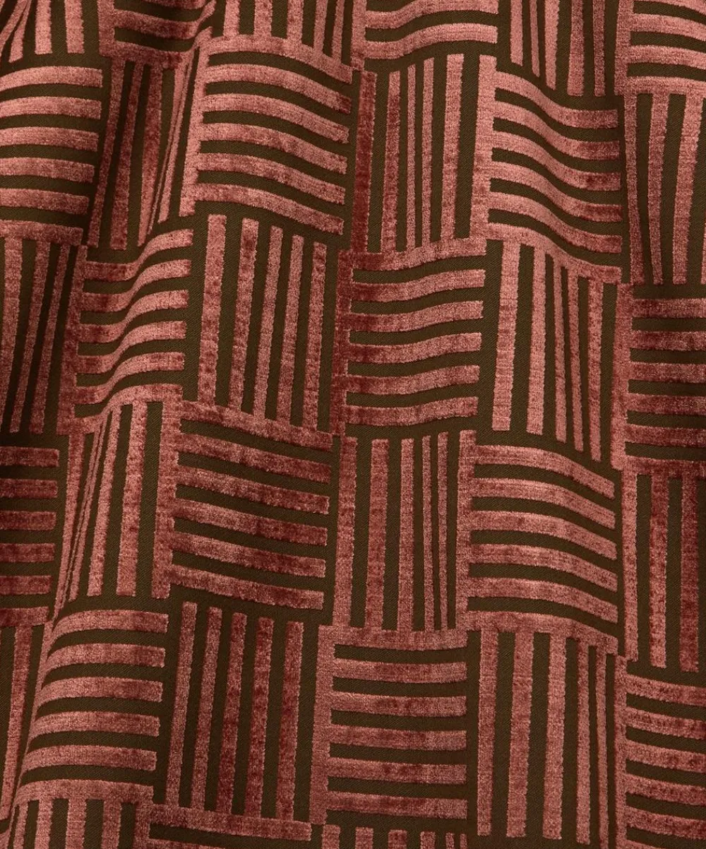 Liberty Interiors Furnishing Fabrics^Archive Geo Marsden Velvet in Sloe