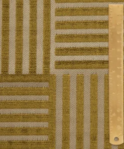 Liberty Interiors Furnishing Fabrics^Archive Geo Marsden Velvet in Kelp