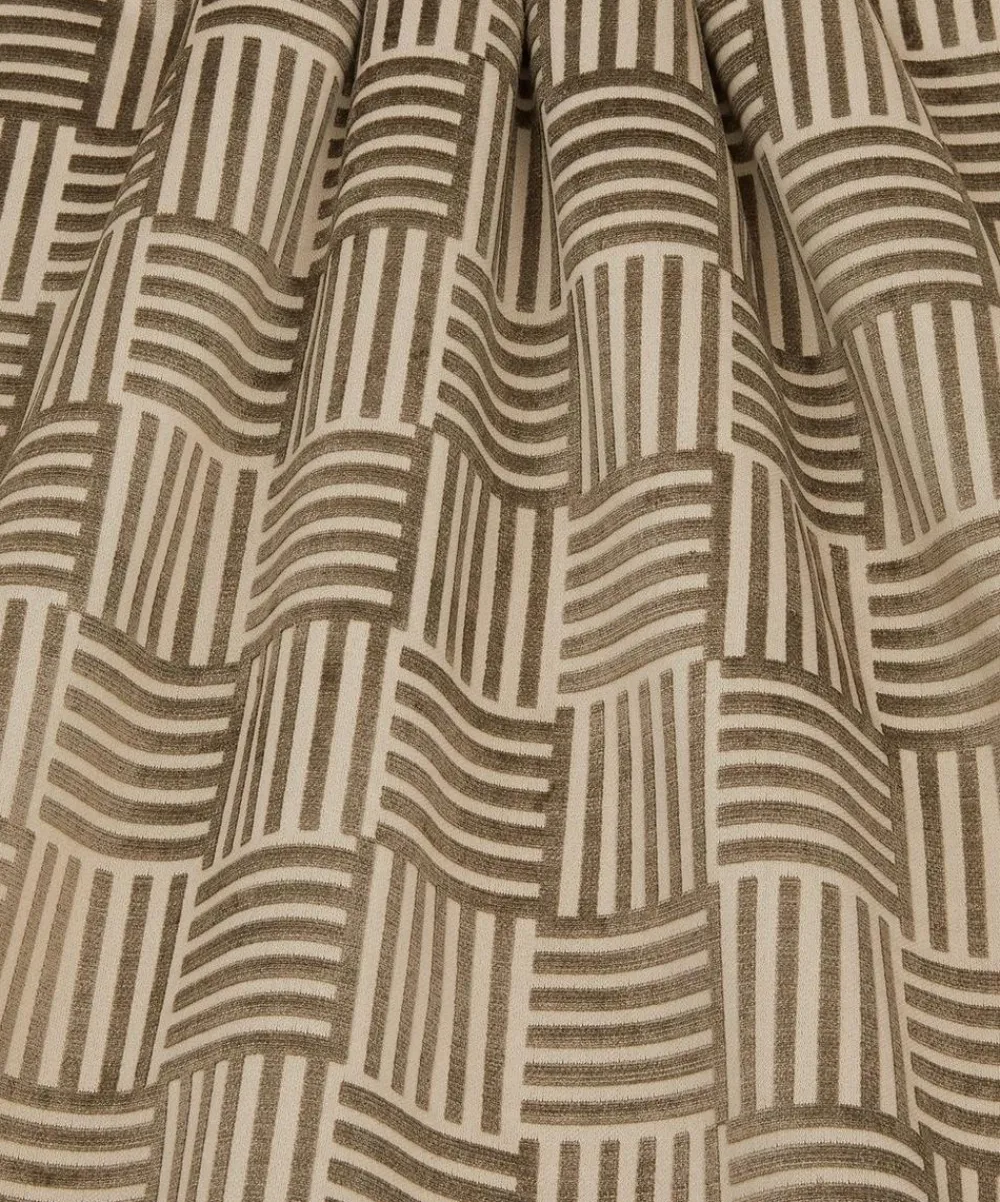 Liberty Interiors Furnishing Fabrics^Archive Geo Marsden Velvet in Pewter