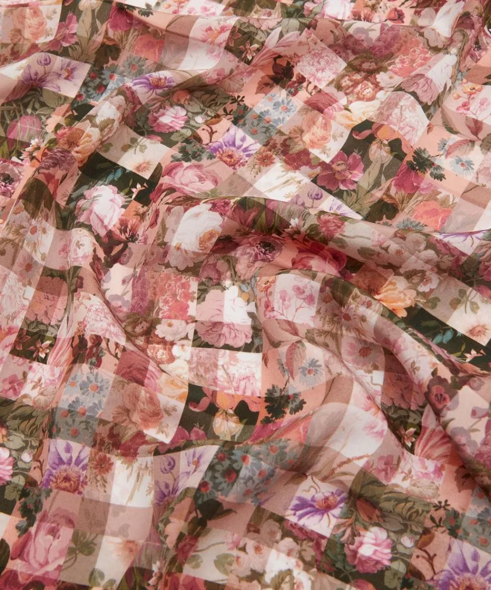 Liberty Fabrics Crepe De Chine^Archive Gingham Crepe de Chine