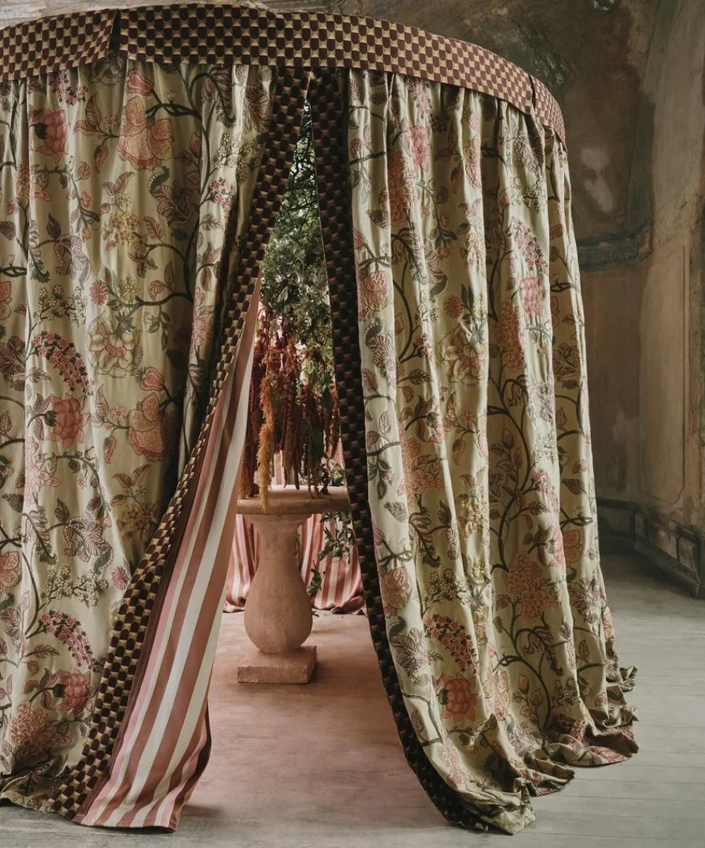 Liberty Interiors Furnishing Fabrics^Arlo Stripe in Lacquer