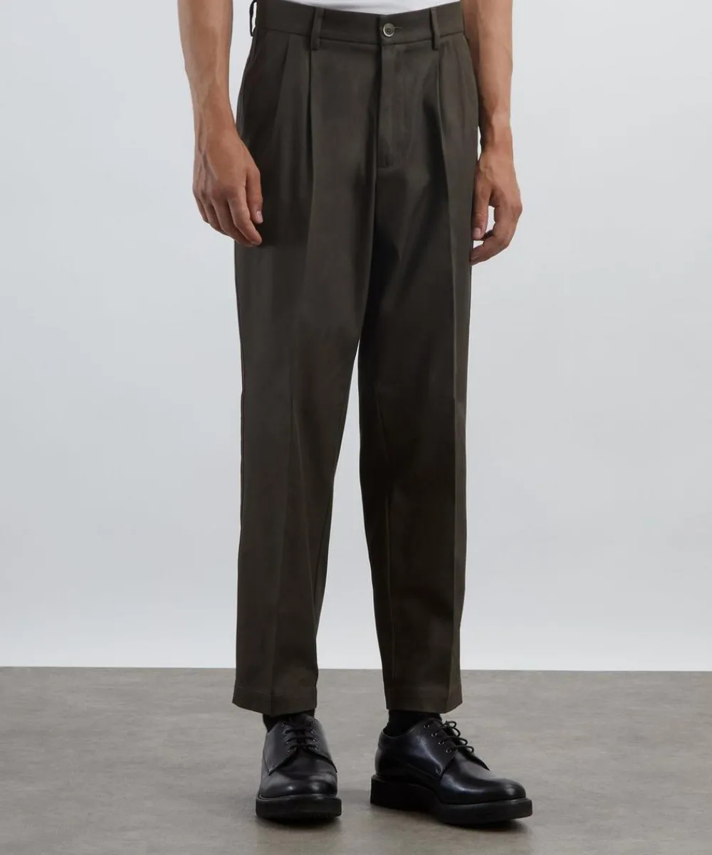 Barena Trousers^Army Nerio Cotton Trousers
