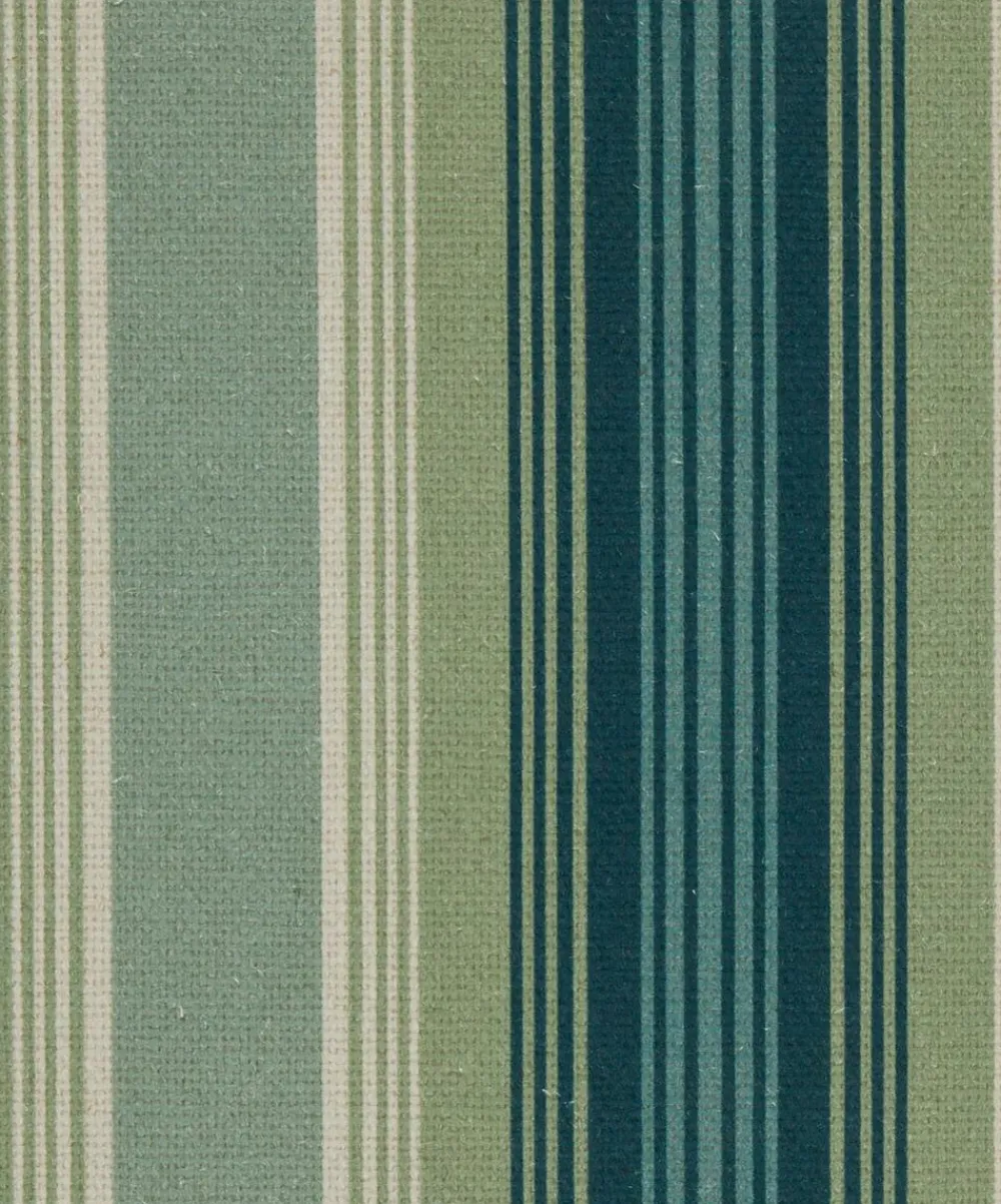 Liberty Interiors Furnishing Fabrics^Art Stripe Linen in Jade