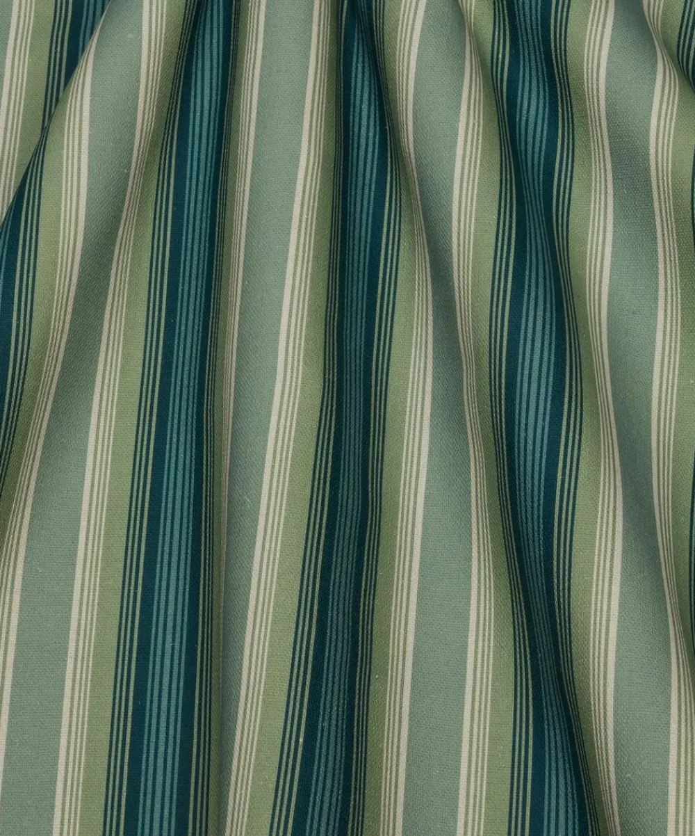 Liberty Interiors Furnishing Fabrics^Art Stripe Linen in Jade