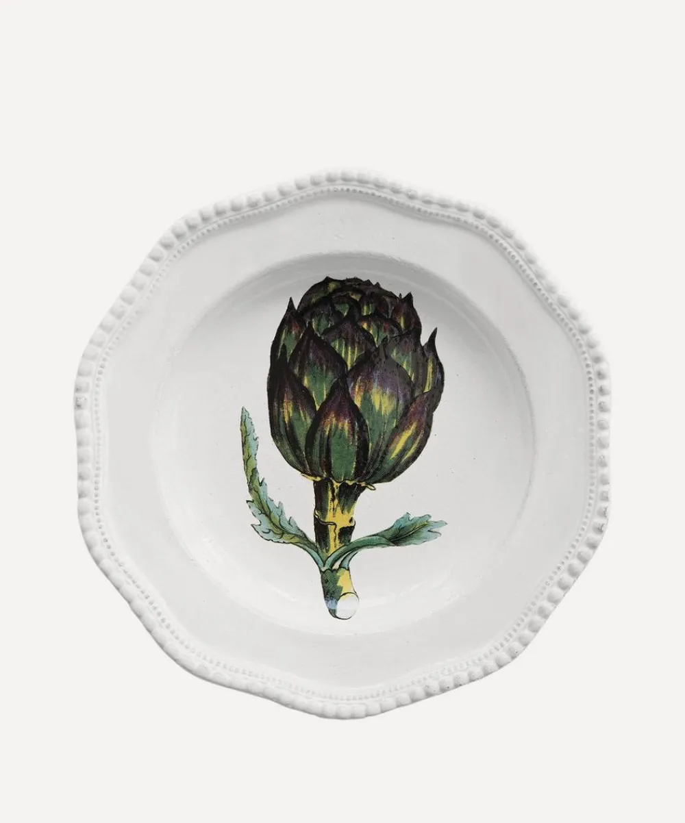 Astier de Villatte Tableware^Artichoke Soup Plate
