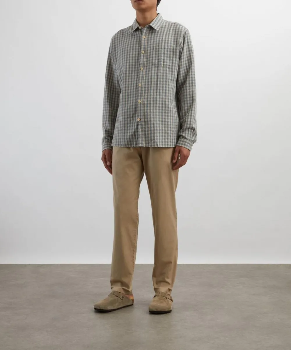 Oliver Spencer Trousers^Ashdown Beige Fishtail Trousers