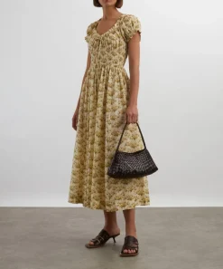 DÔEN Dresses^Ashlynn Citron Rosier Floral Dress