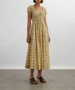 DÔEN Dresses^Ashlynn Citron Rosier Floral Dress