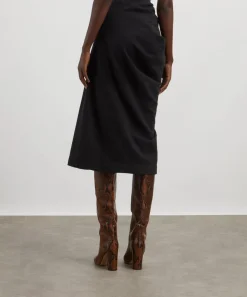 Dries Van Noten Skirts^Asymmetric Cotton Jersey Midi Skirt