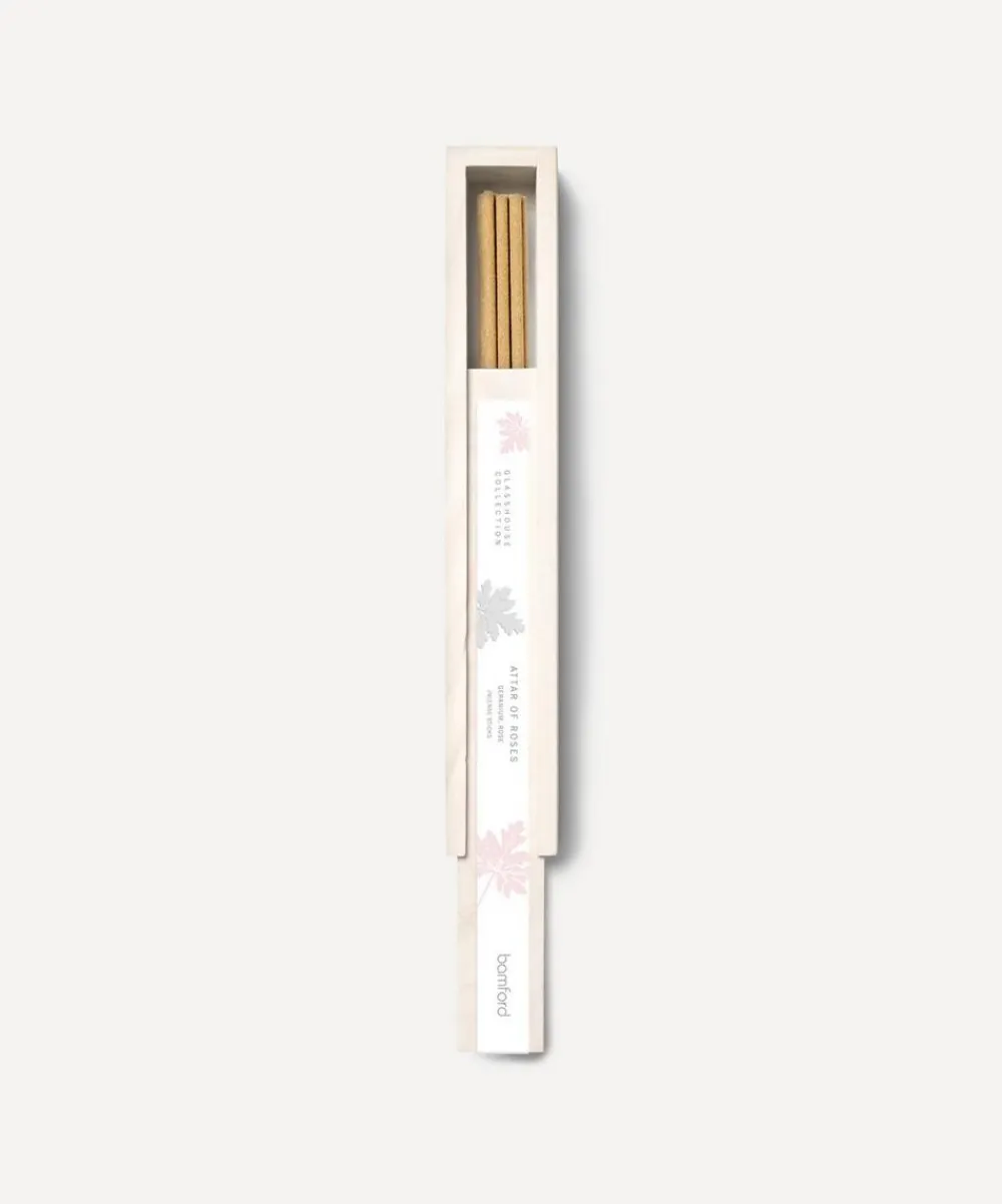 Bamford Candles & Candle Holders^Attar of Roses Geranium Incense Stick Pack of 10