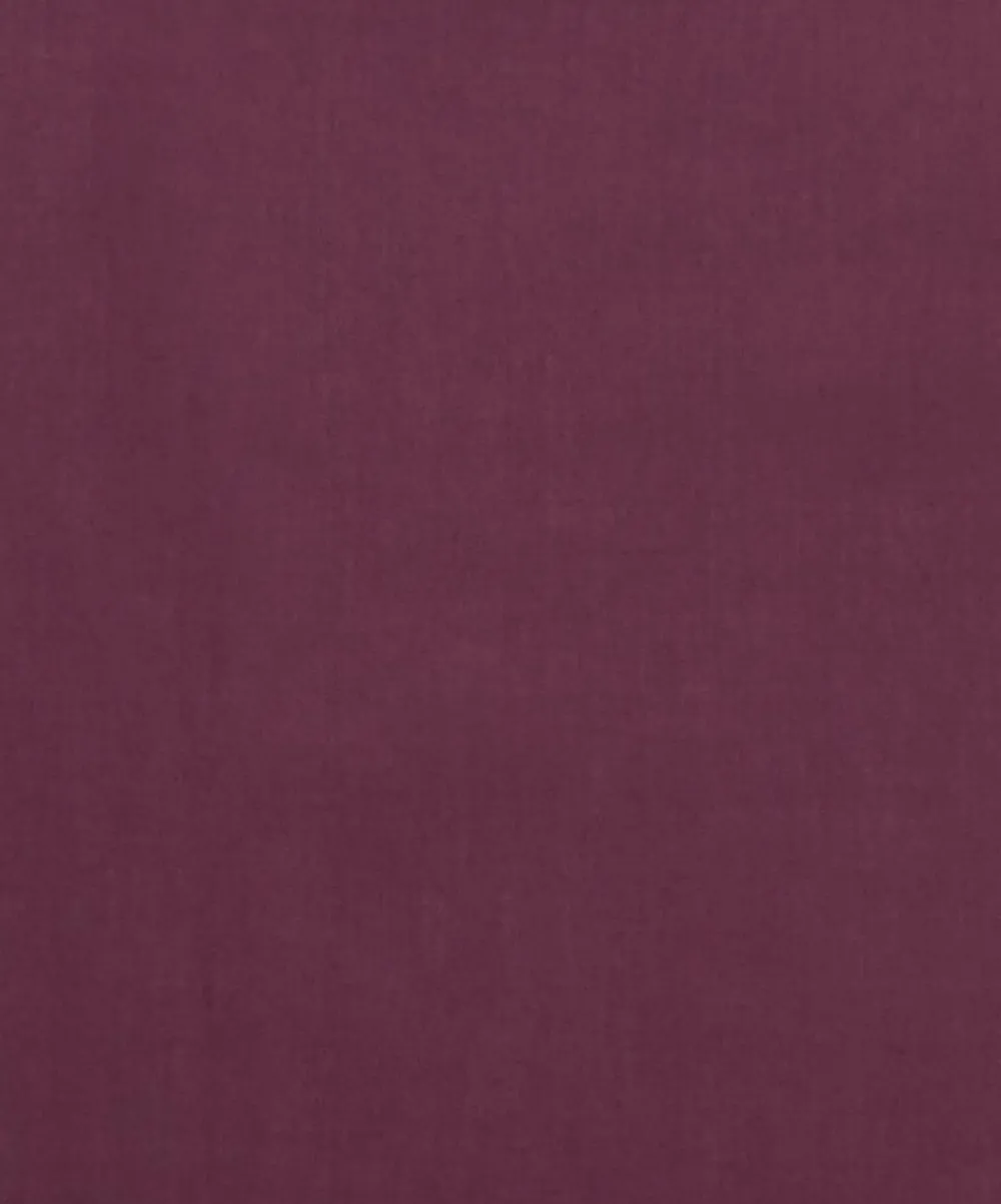 Liberty Fabrics Classic Tana Lawn|Tana Lawn™ Cotton^Aubergine Plain Tana Lawn™ Cotton
