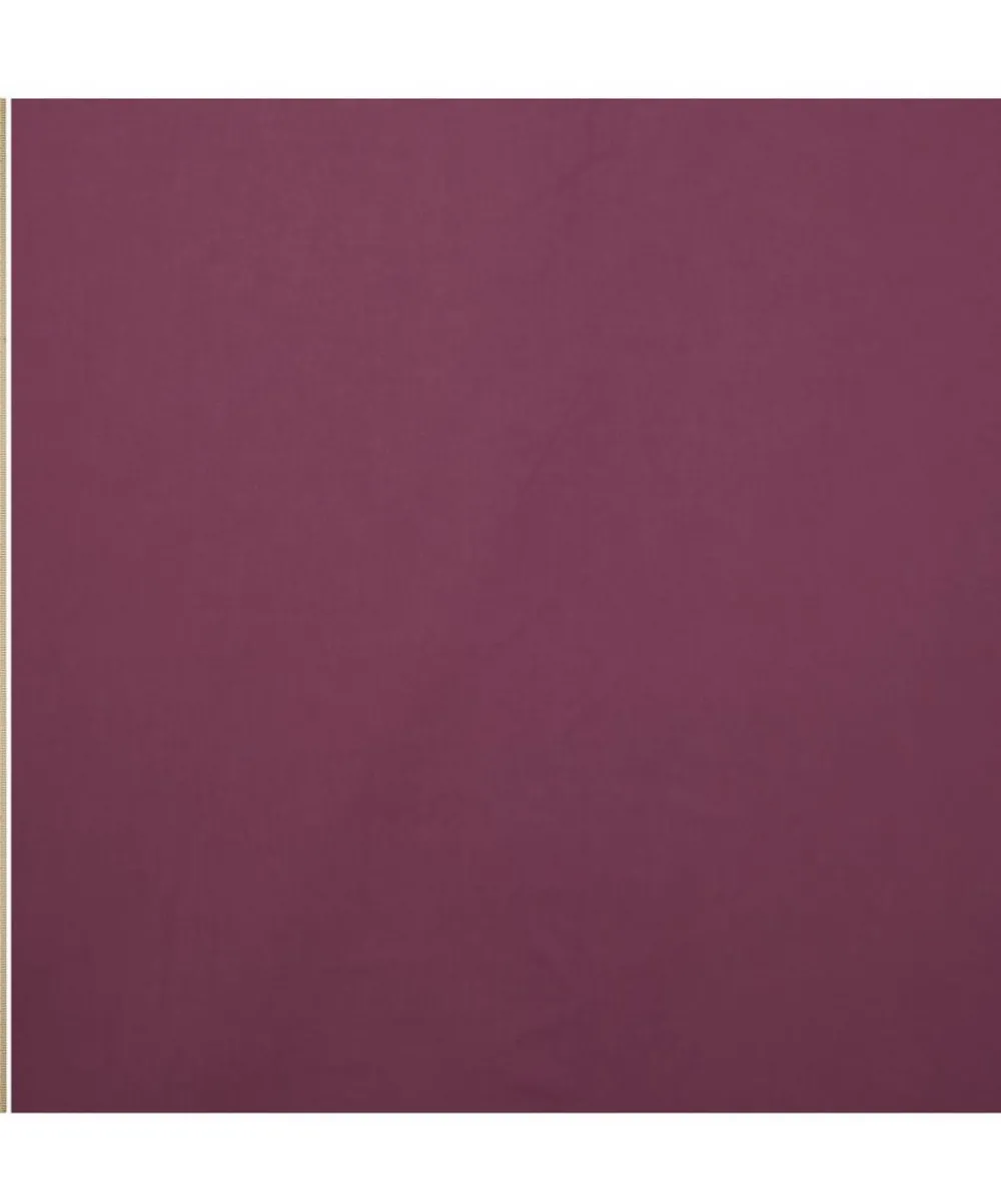 Liberty Fabrics Classic Tana Lawn|Tana Lawn™ Cotton^Aubergine Plain Tana Lawn™ Cotton