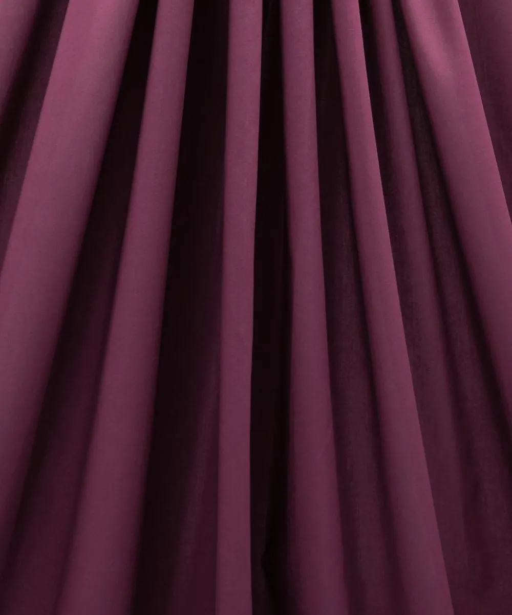 Liberty Fabrics Classic Tana Lawn|Tana Lawn™ Cotton^Aubergine Plain Tana Lawn™ Cotton