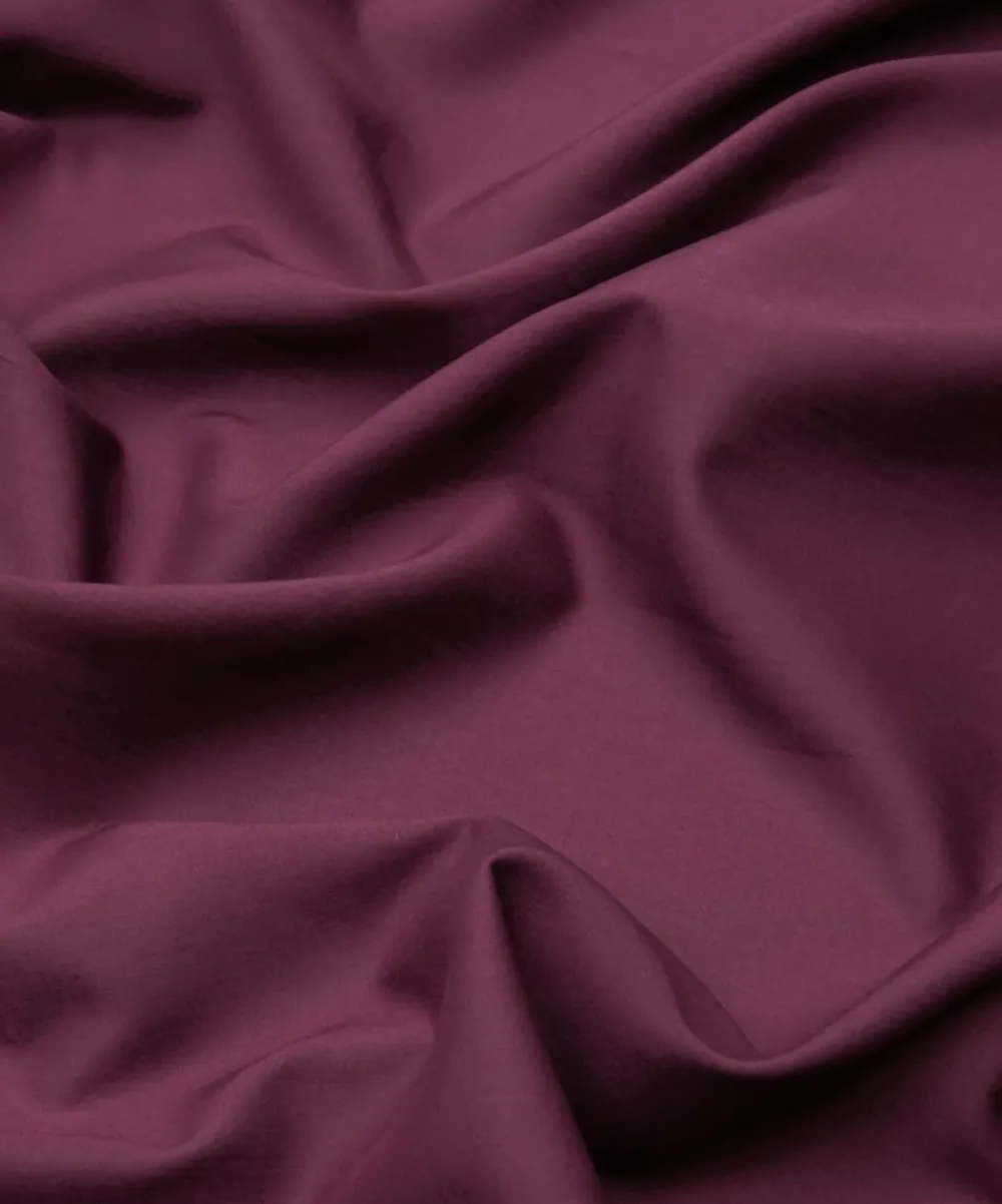 Liberty Fabrics Classic Tana Lawn|Tana Lawn™ Cotton^Aubergine Plain Tana Lawn™ Cotton