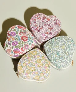 Bon Dep Storage^Ava Tana Lawn™ Cotton Heart Jewellery Box