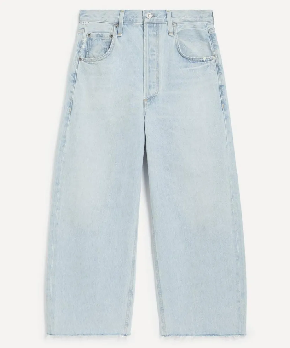 Citizens of Humanity Jeans^Ayla Raw Hem Crop Jeans in Sailor