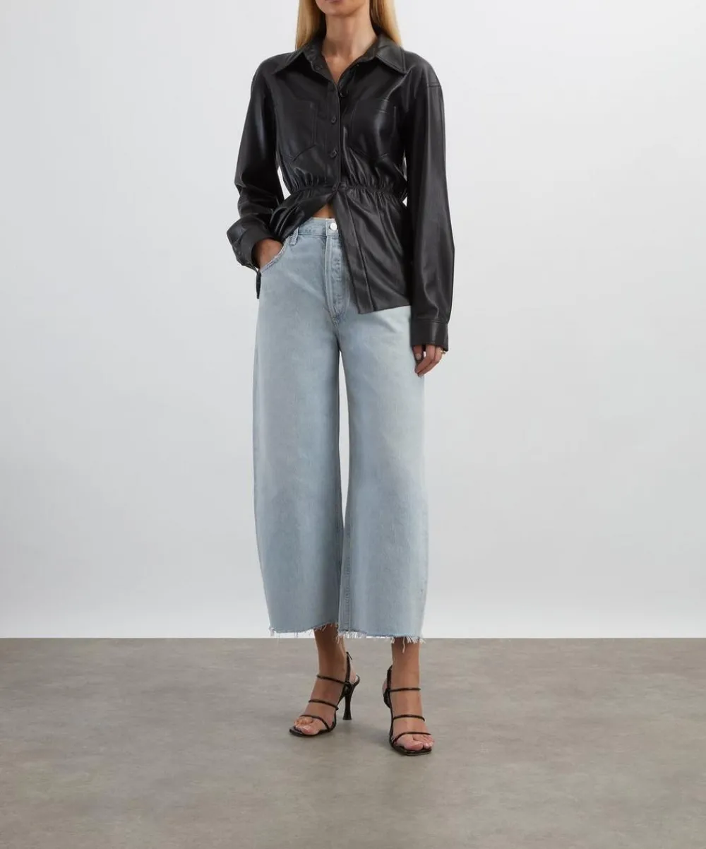 Citizens of Humanity Jeans^Ayla Raw Hem Crop Jeans in Sailor