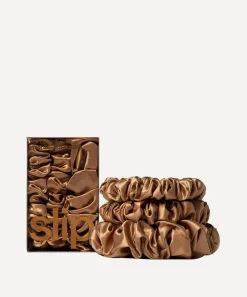 Slip Hair Styling^Back to Basics Copper Skinny Silk Scrunchies