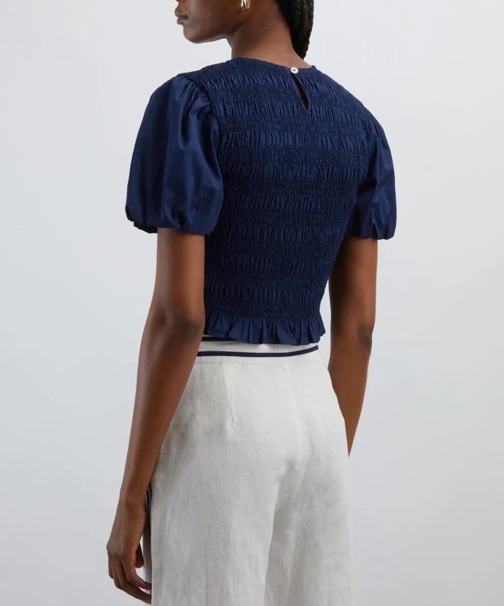 Maria de la Orden Tops^Baila Navy Shirt