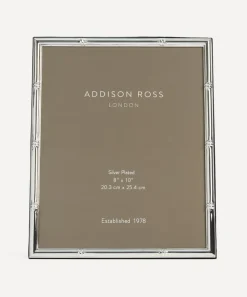 Addison Ross Ornaments^Bamboo Silver Plated 8x10 Photo Frame