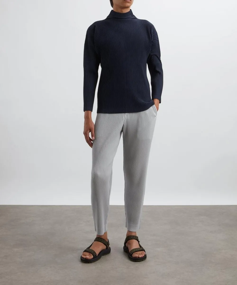 Homme Plisse Issey Miyake Tops^BASICS Pleated Turtleneck Top