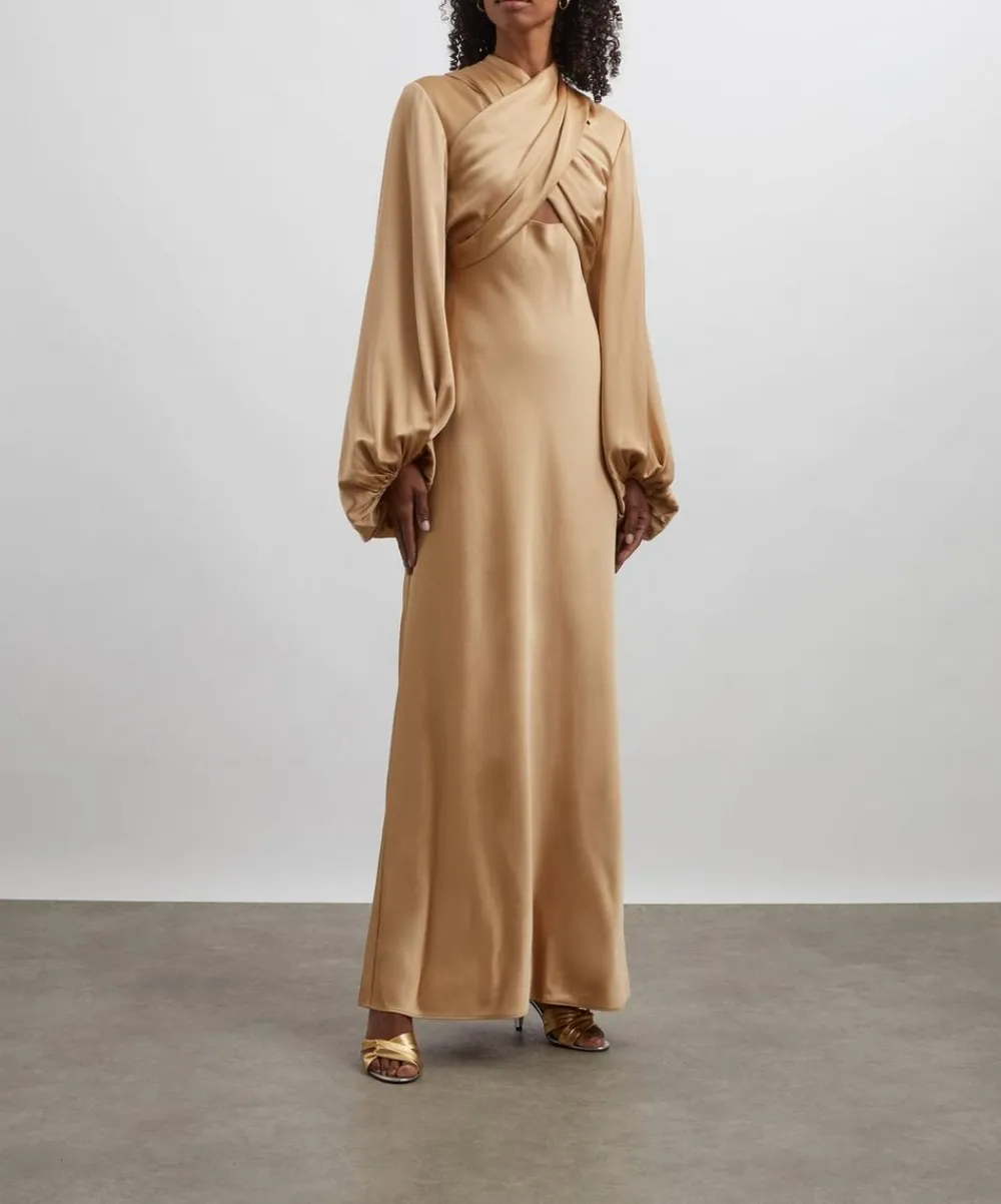 Significant Other Dresses^Becca Sand Long-Sleeve Maxi Dress