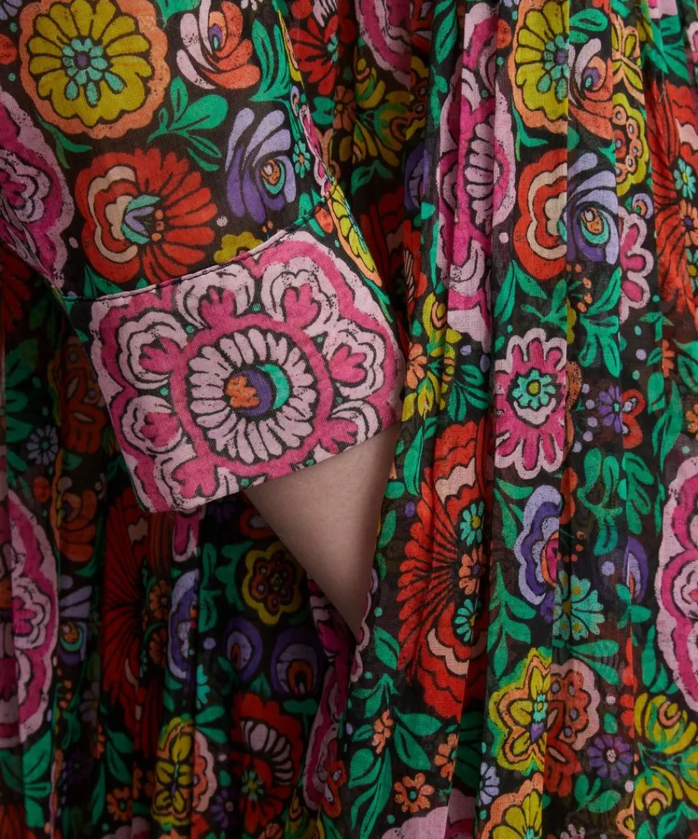 Liberty Dresses^Begonia Garden Chiffon Maxi Dress