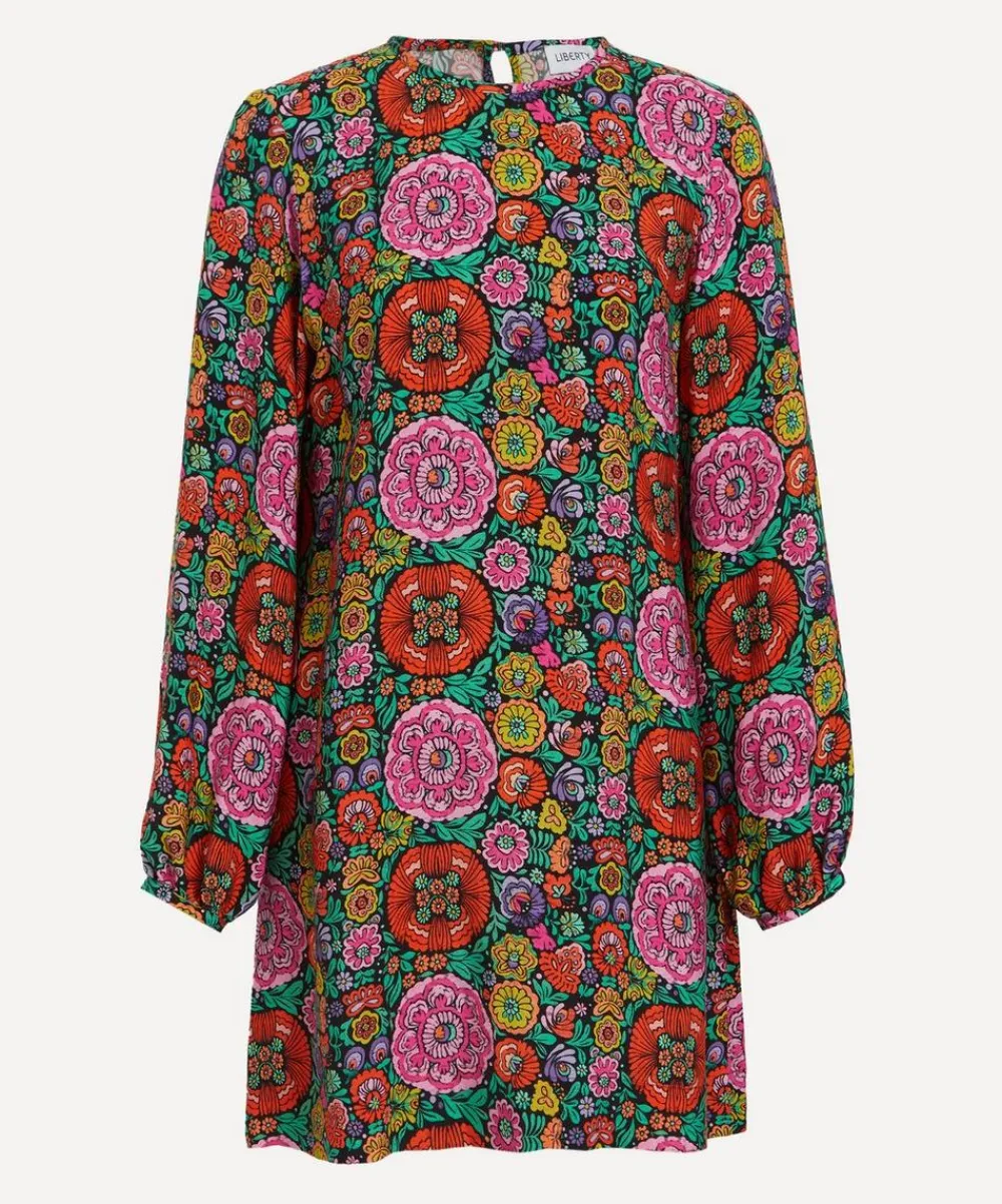 Liberty Dresses^Begonia Garden Soft Column Mini Dress