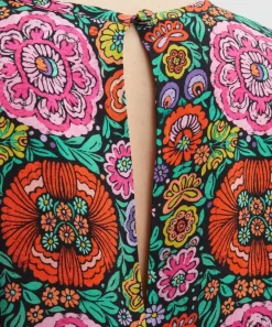 Liberty Dresses^Begonia Garden Soft Column Mini Dress