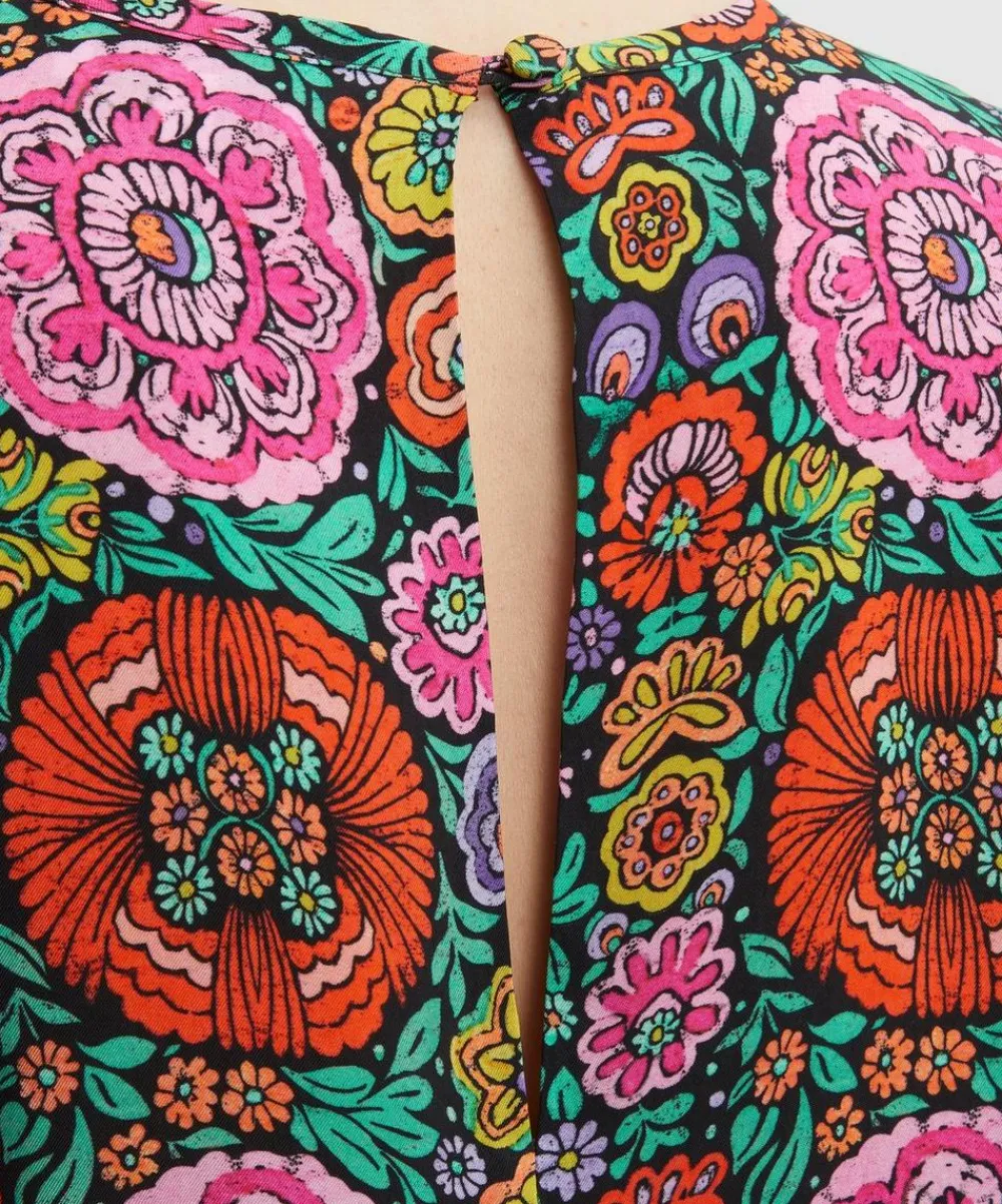 Liberty Dresses^Begonia Garden Soft Column Mini Dress