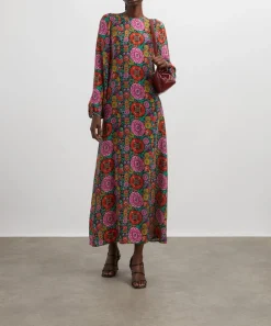 Liberty Dresses^Begonia Garden Soft Column Maxi Dress