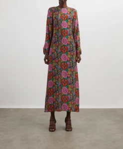 Liberty Dresses^Begonia Garden Soft Column Maxi Dress
