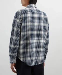 Adsum Shirts^Beige Check Classic Plaid Workshirt
