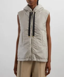 Max Mara Coats & Jackets^Beige Greengo Drip-Proof Canvas Gilet