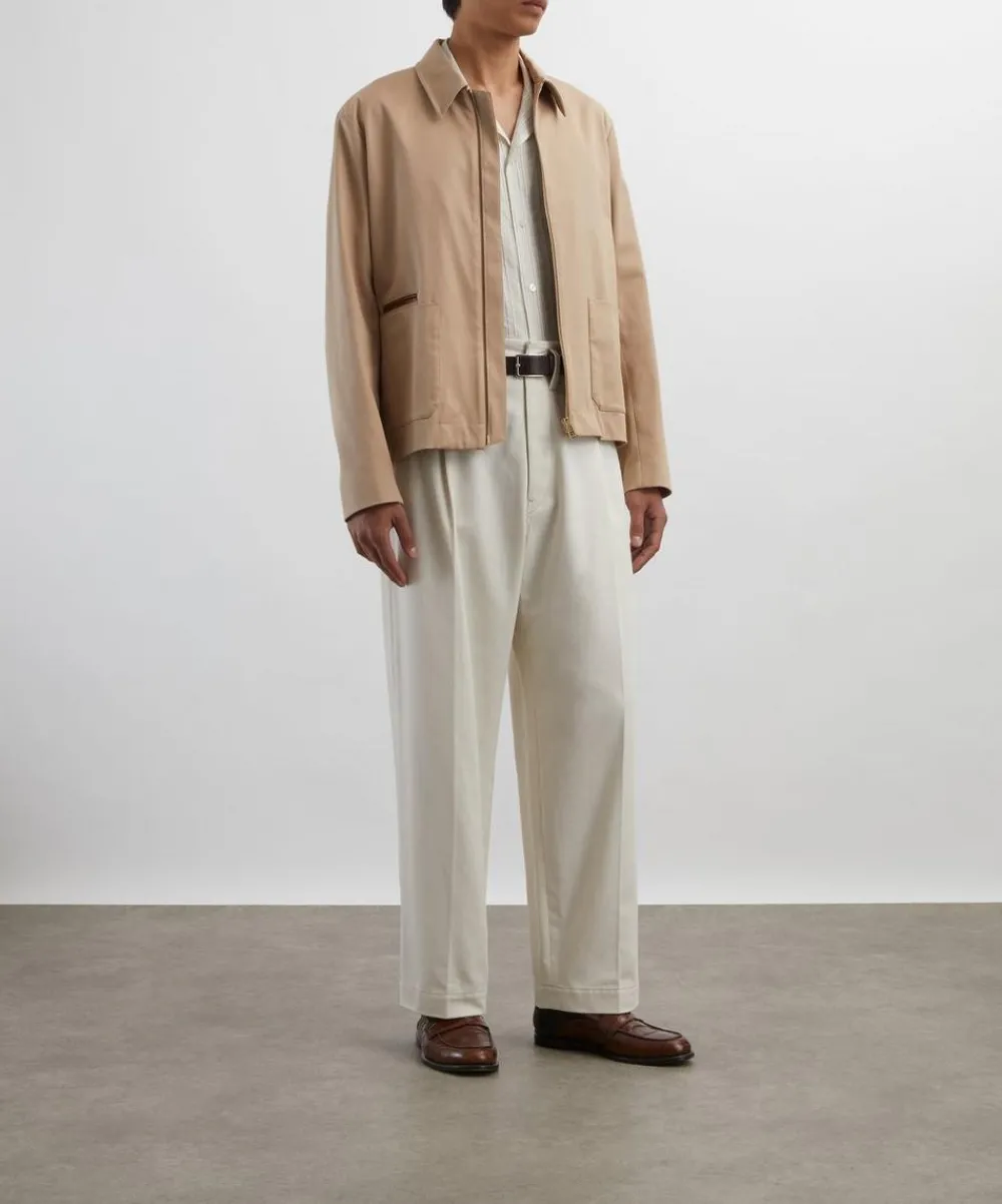 Paul Smith Coats & Jackets^Beige Harrington Jacket