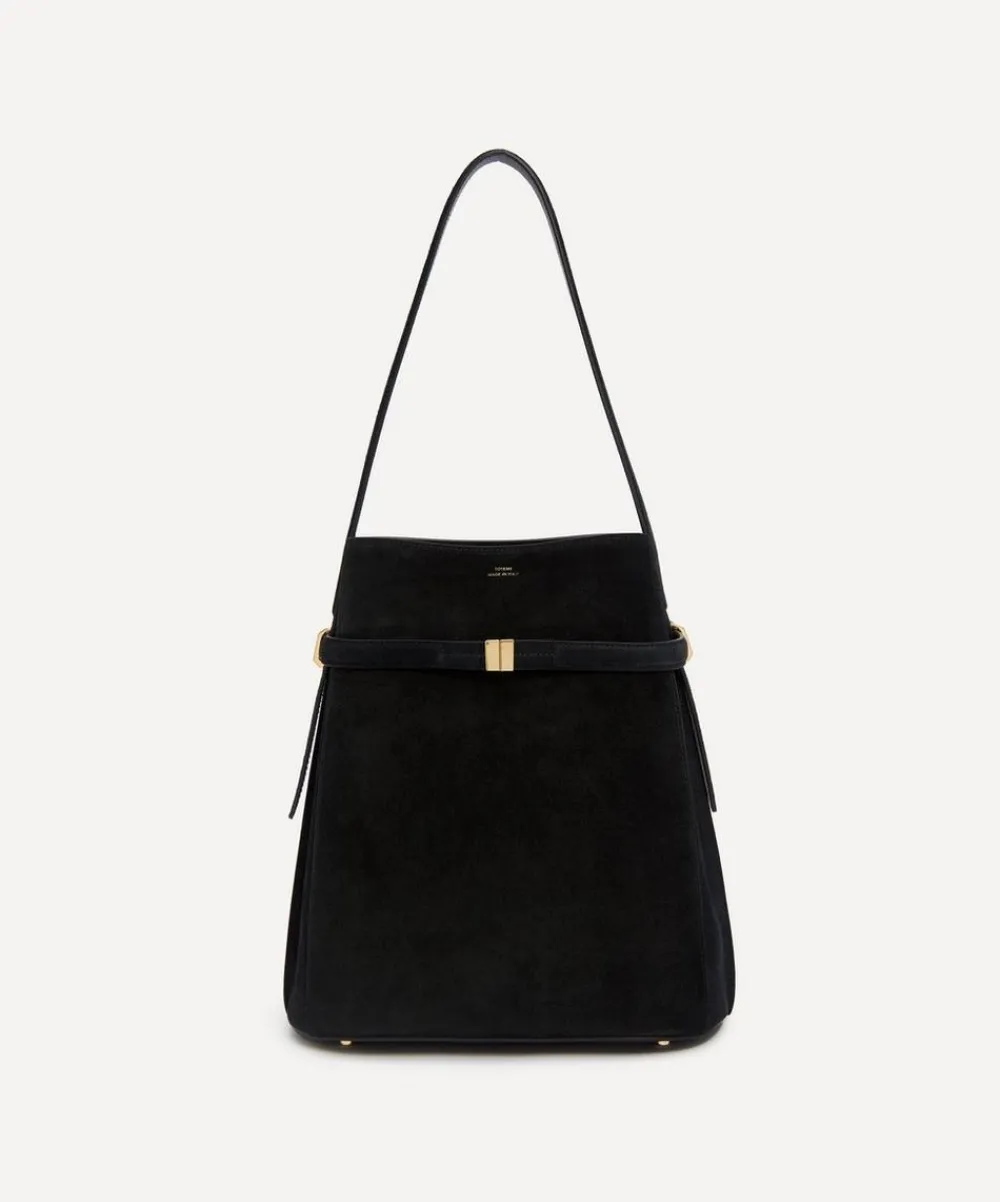 Toteme Bags^Belted Suede Bucket Bag