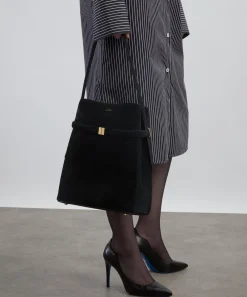 Toteme Bags^Belted Suede Bucket Bag