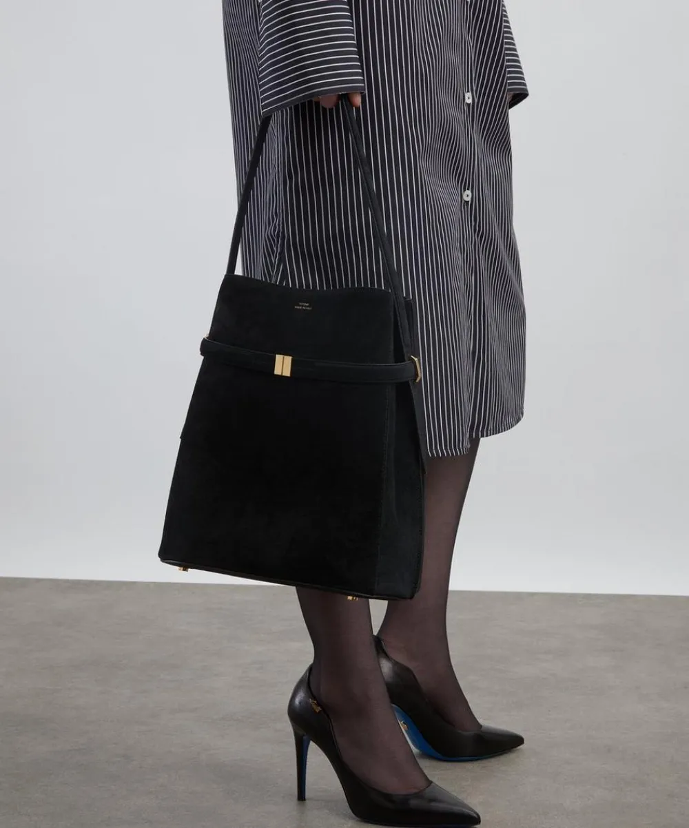 Toteme Bags^Belted Suede Bucket Bag