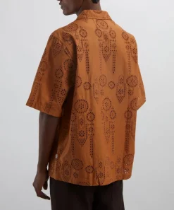 NN07 Shirts^Ben Embroidery Anglaise Shirt