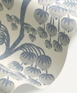 Liberty Interiors Wallpaper|Wallpaper^Berry Tree Wallpaper in Lapis