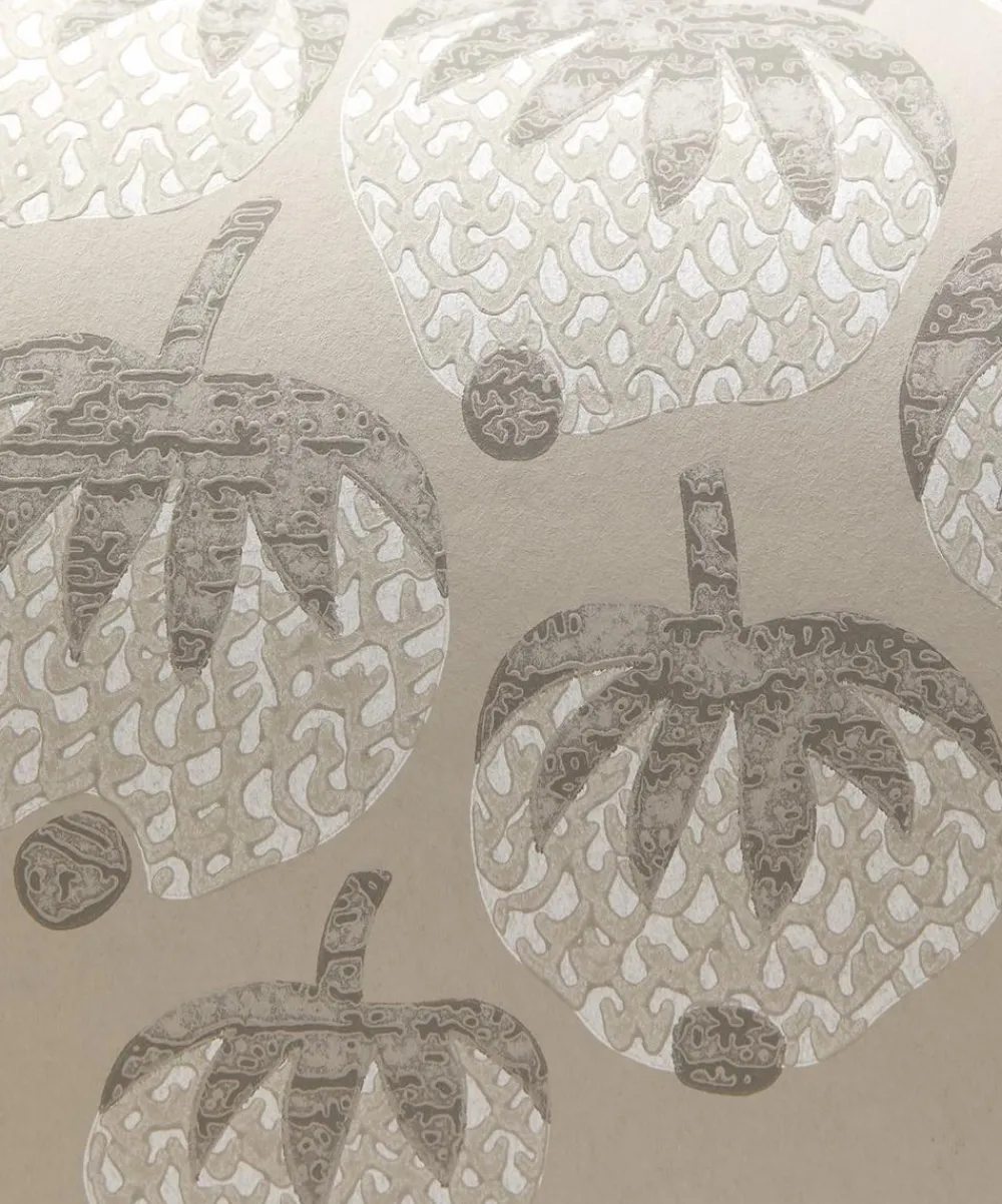 Liberty Interiors Wallpaper|Wallpaper^Berry Tree Wallpaper in Pewter