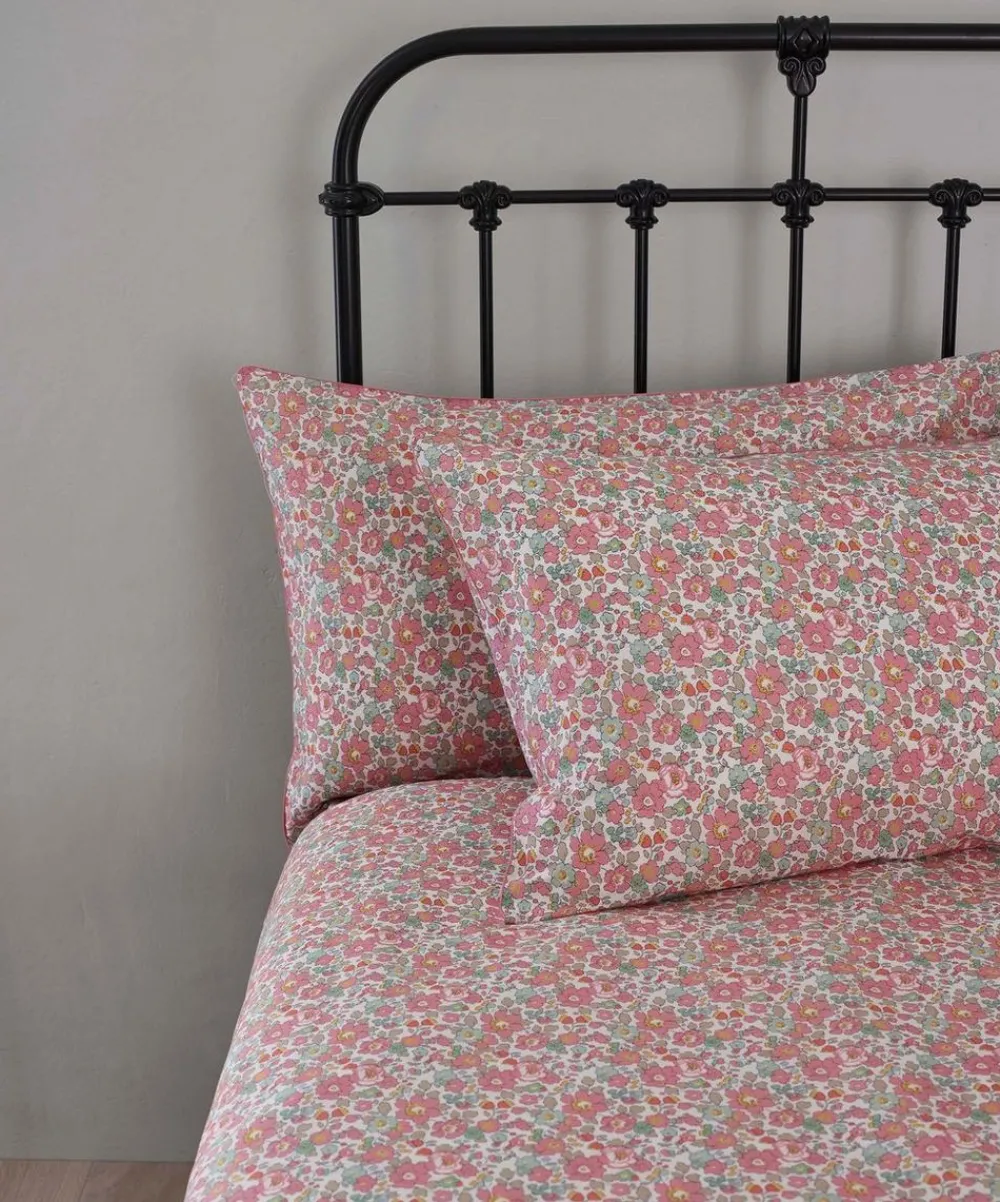 Liberty Bedding|Bedroom^Betsy Pink Tana Lawn™ Standard Pillowcase