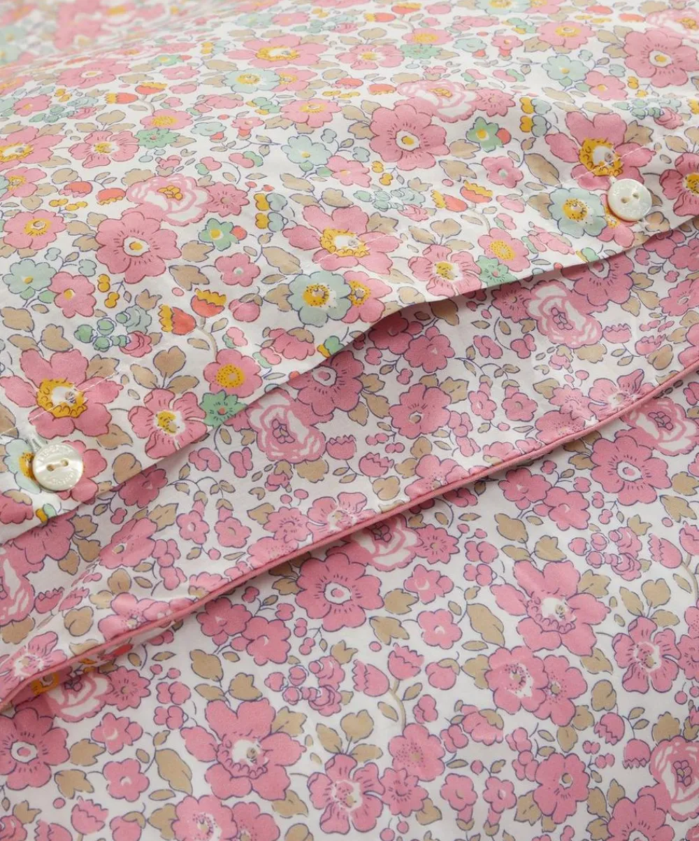 Liberty Bedding|Bedroom^Betsy Pink Tana Lawn™ Super King Duvet Set