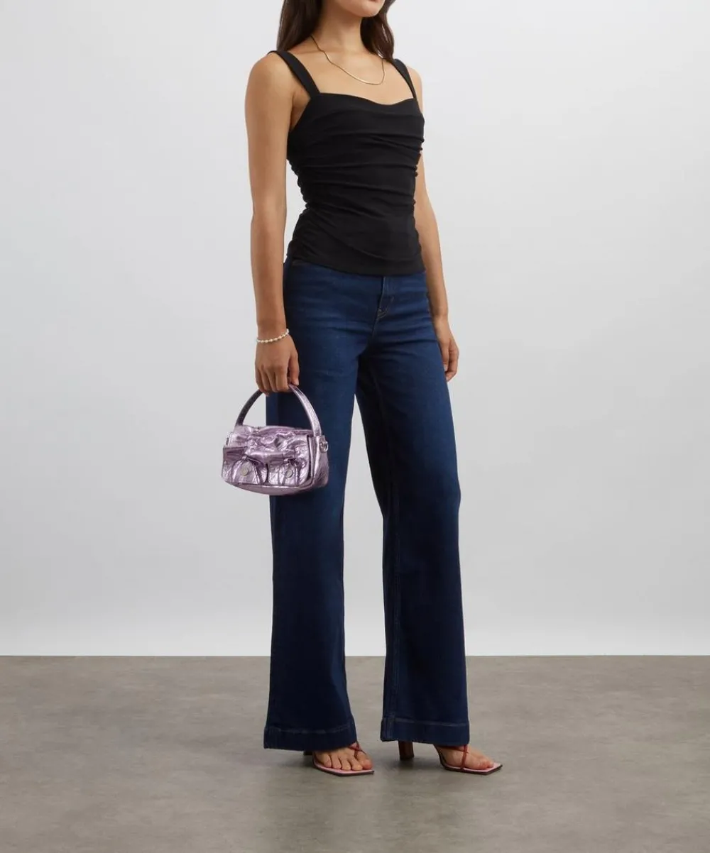 Reformation Jeans^Bex Super Stretch High-Rise Wide-Leg Jeans
