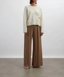 Loulou Studio Knitwear^Bill Metal Ornament Cashmere Jumper