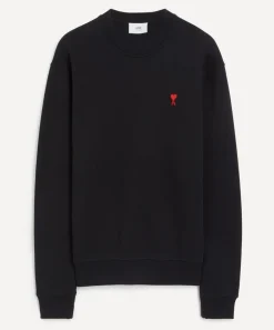 Ami Knitwear & Sweats^Black de Coeur Sweatshirt