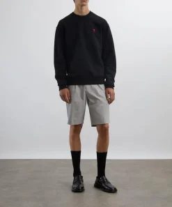 Ami Knitwear & Sweats^Black de Coeur Sweatshirt