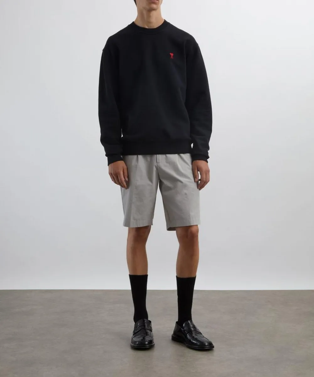 Ami Knitwear & Sweats^Black de Coeur Sweatshirt