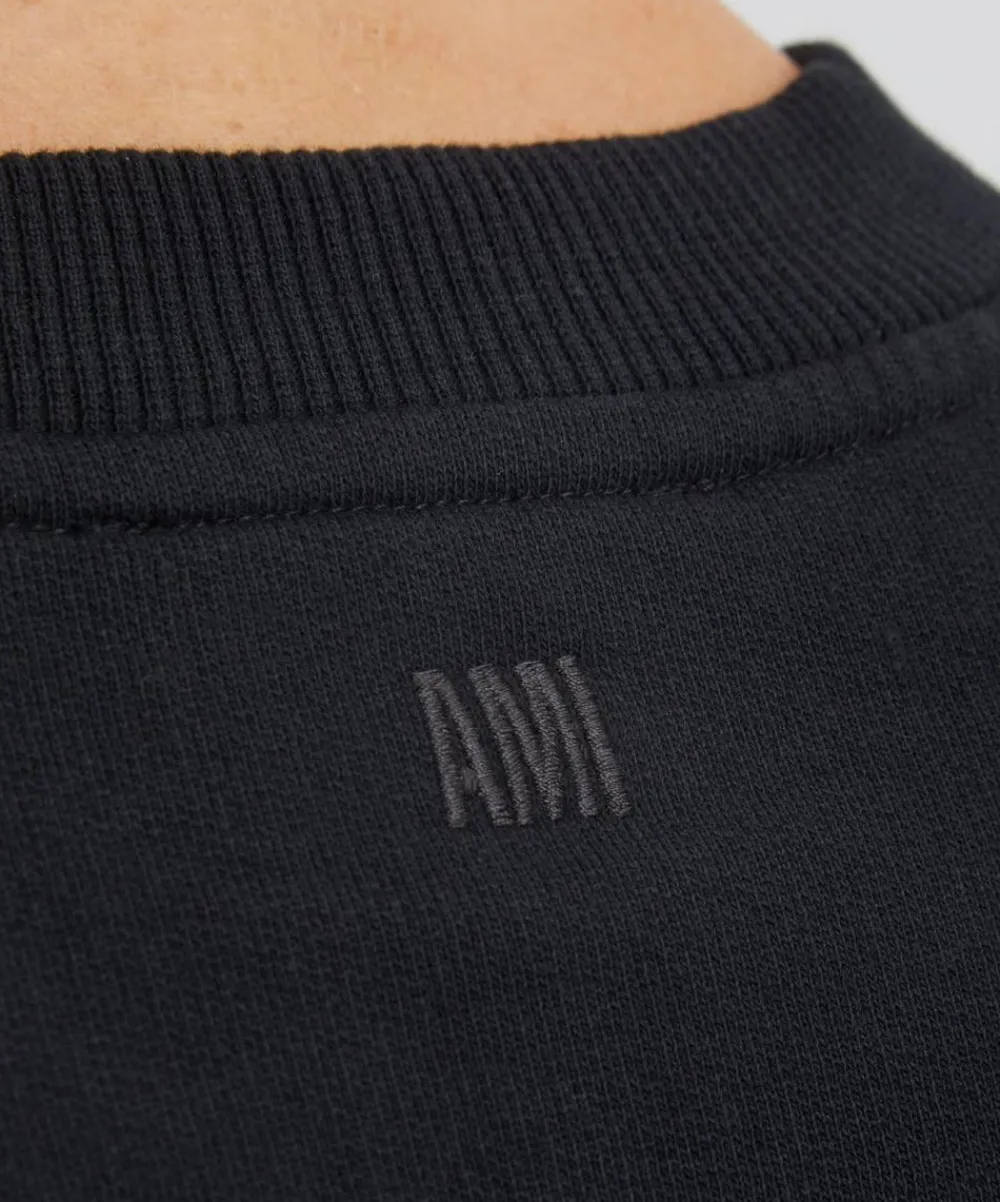 Ami Knitwear & Sweats^Black de Coeur Sweatshirt