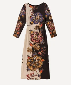 FARM Rio Dresses^Black and White Maxi Floral Midi Dress